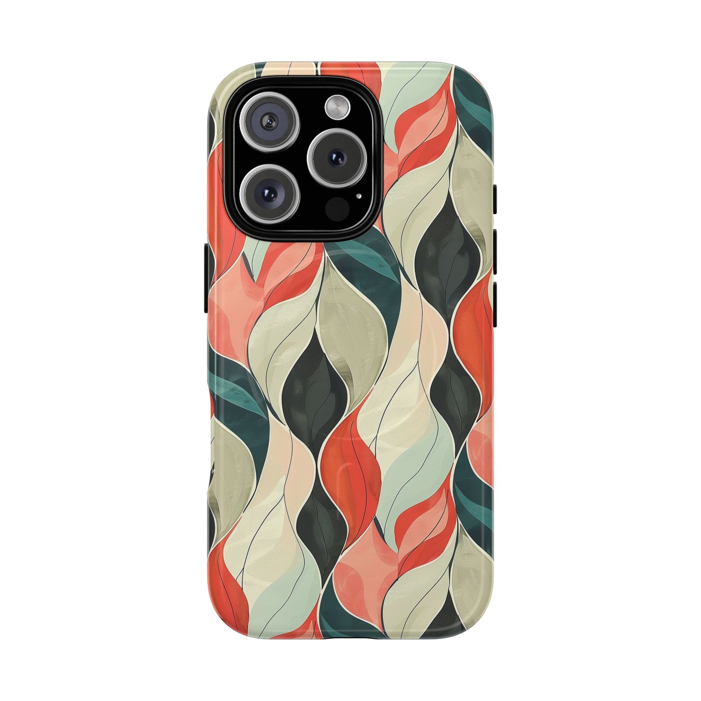 Soft Swirl Floral Tough Magnetic Case