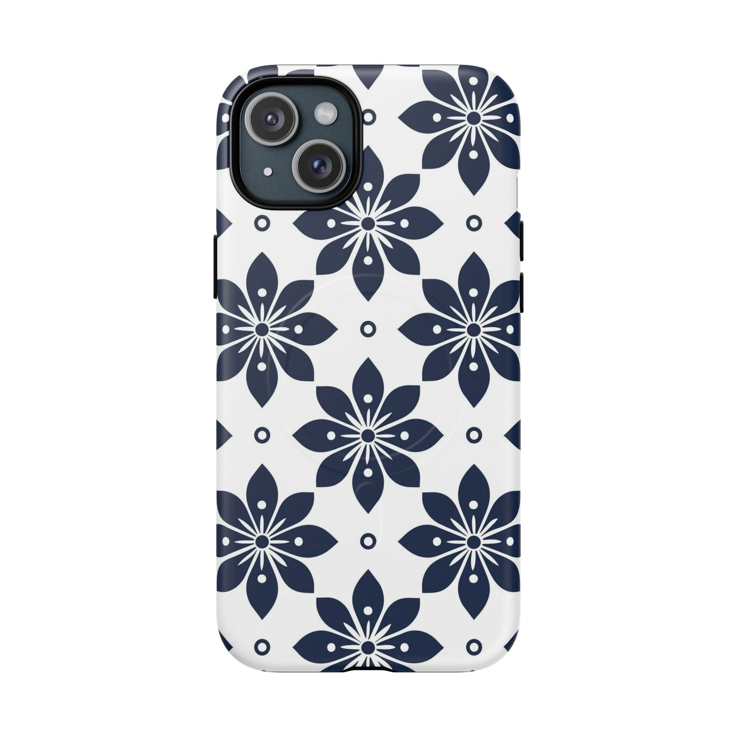 Azure Lattice Tough Magnetic Case
