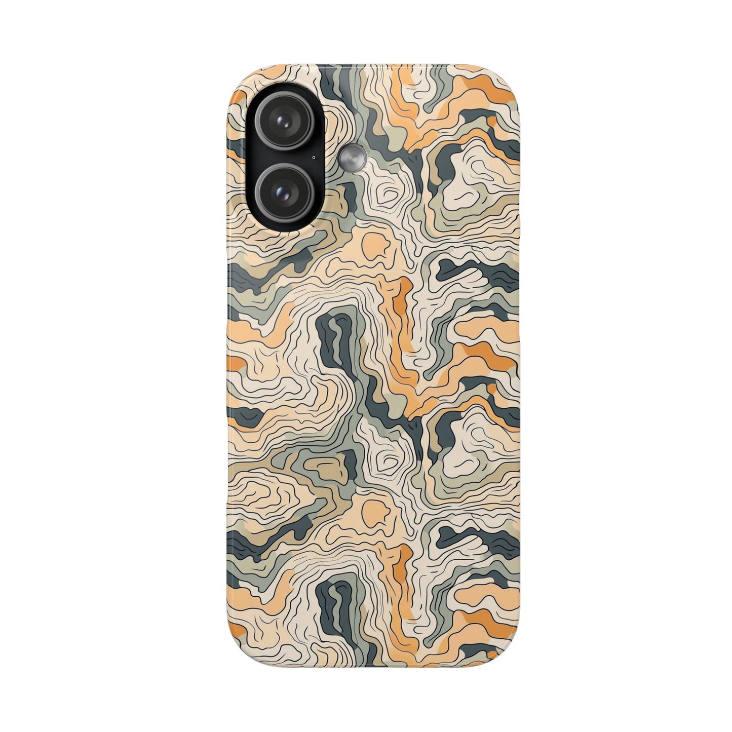 Earthy Abstract Snap Case