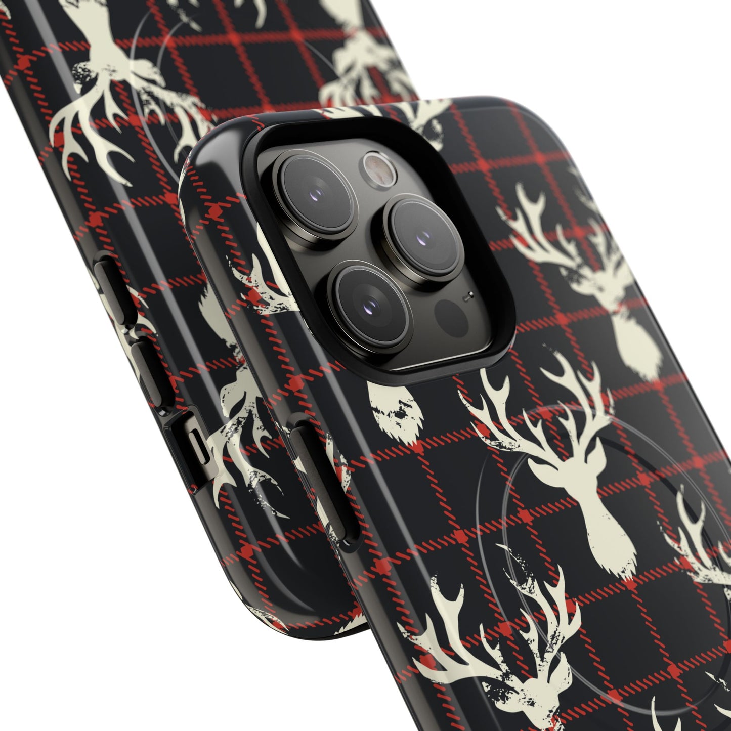Stag Plaid Tough Magnetic Case