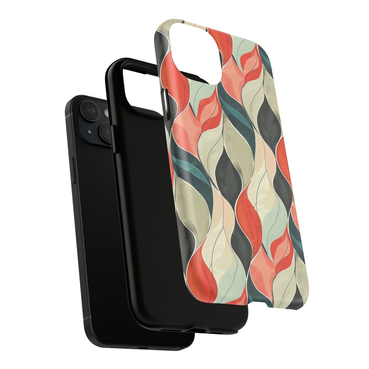 Soft Swirl Floral Tough Magnetic Case