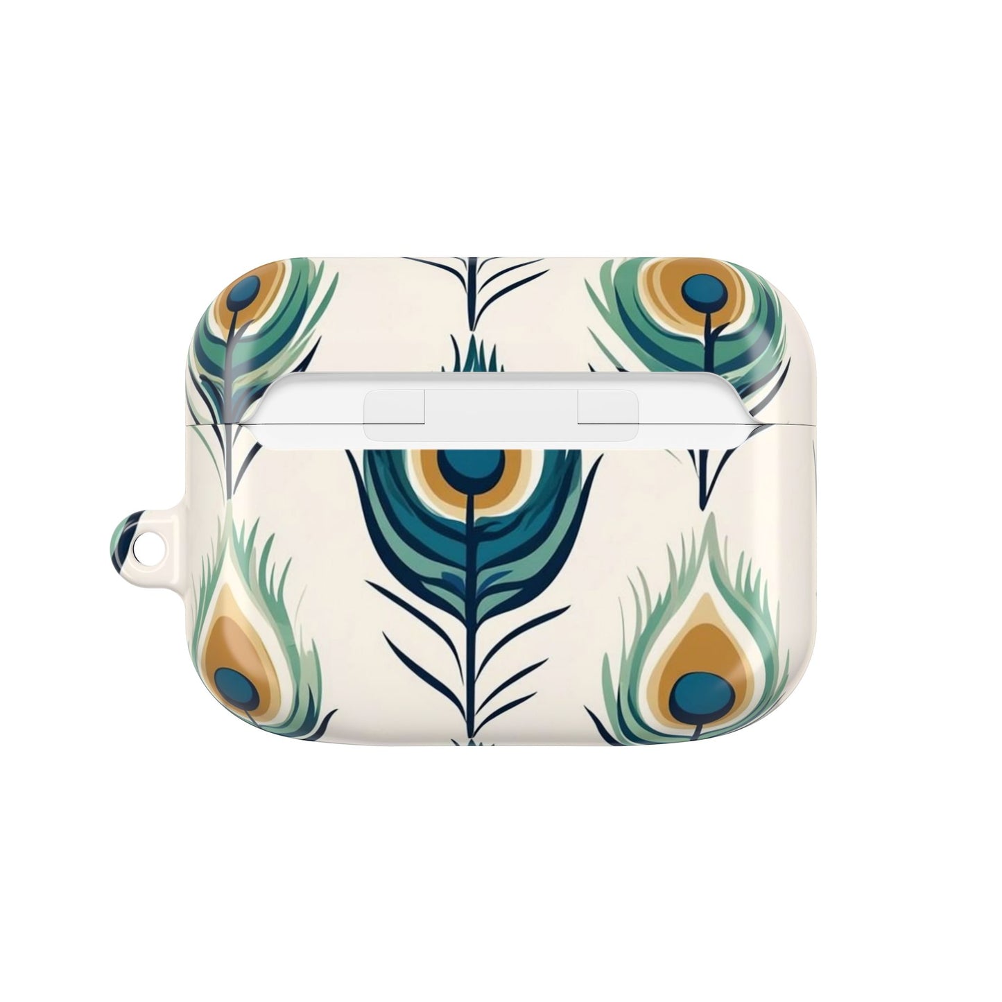 Strutting Peacock Feather AirPod Cases