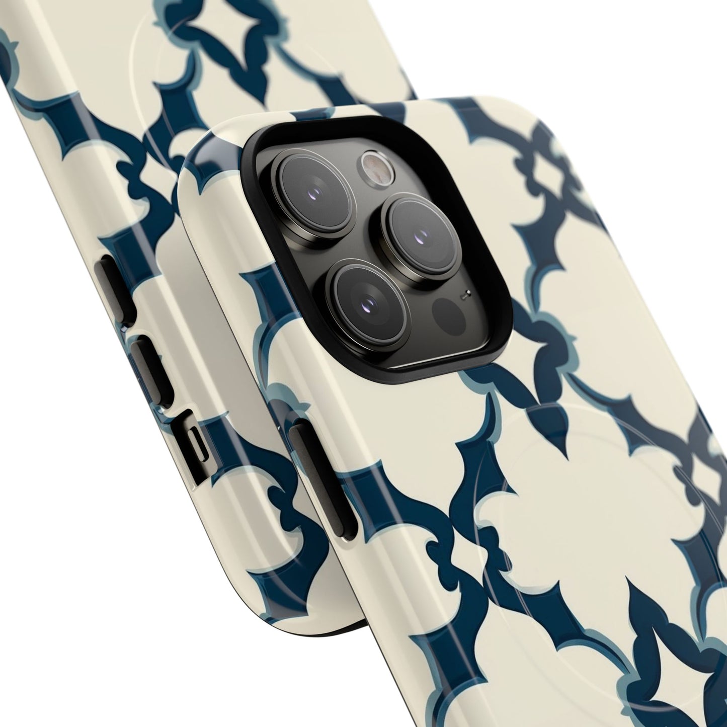 Midnight Quatrefoil Tough Magnetic Case
