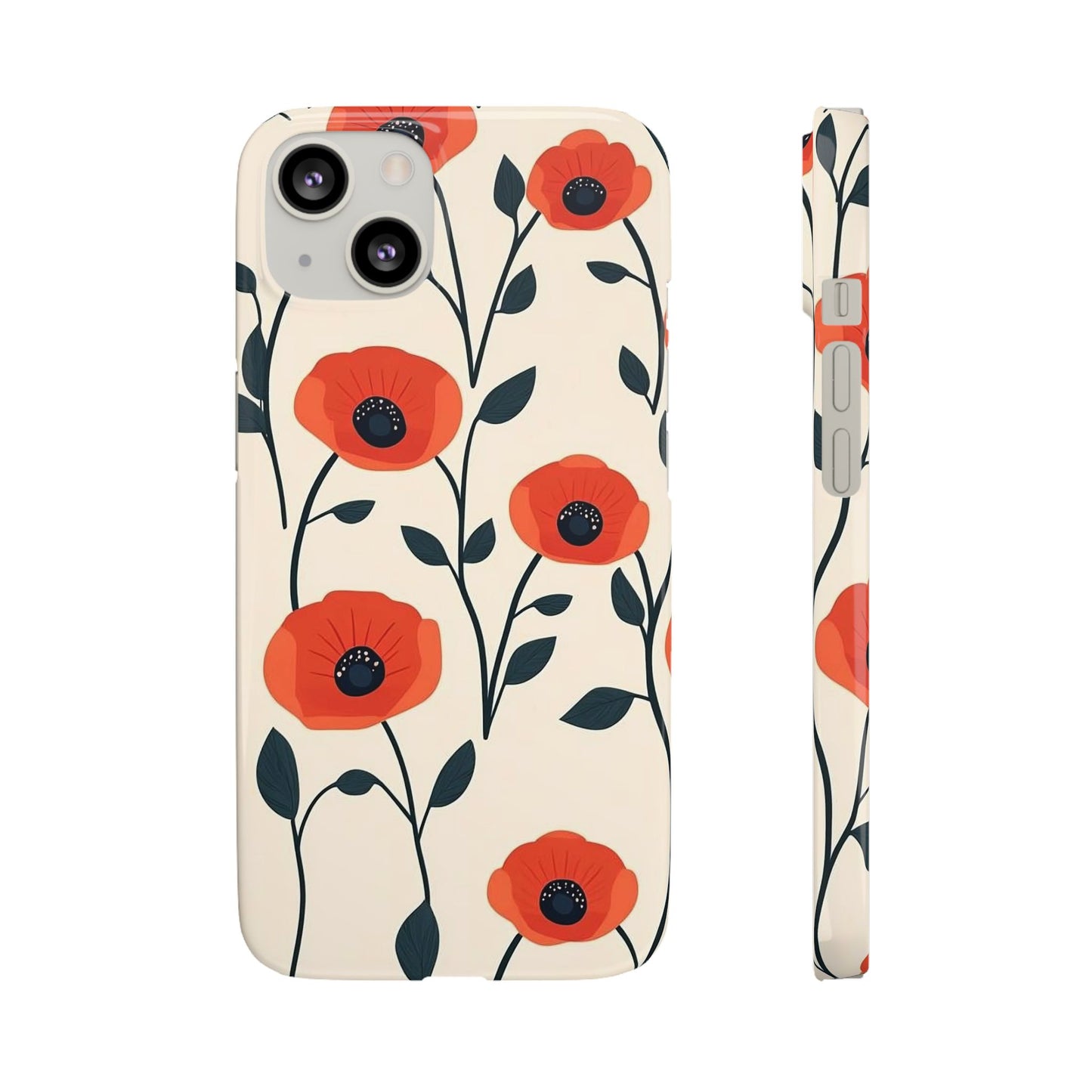 Poppy Fields Phone Snap Case