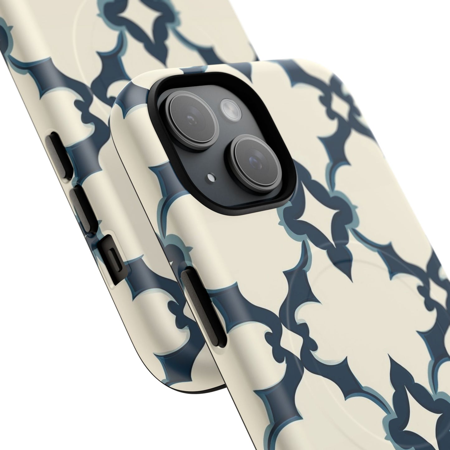 Midnight Quatrefoil Tough Magnetic Case