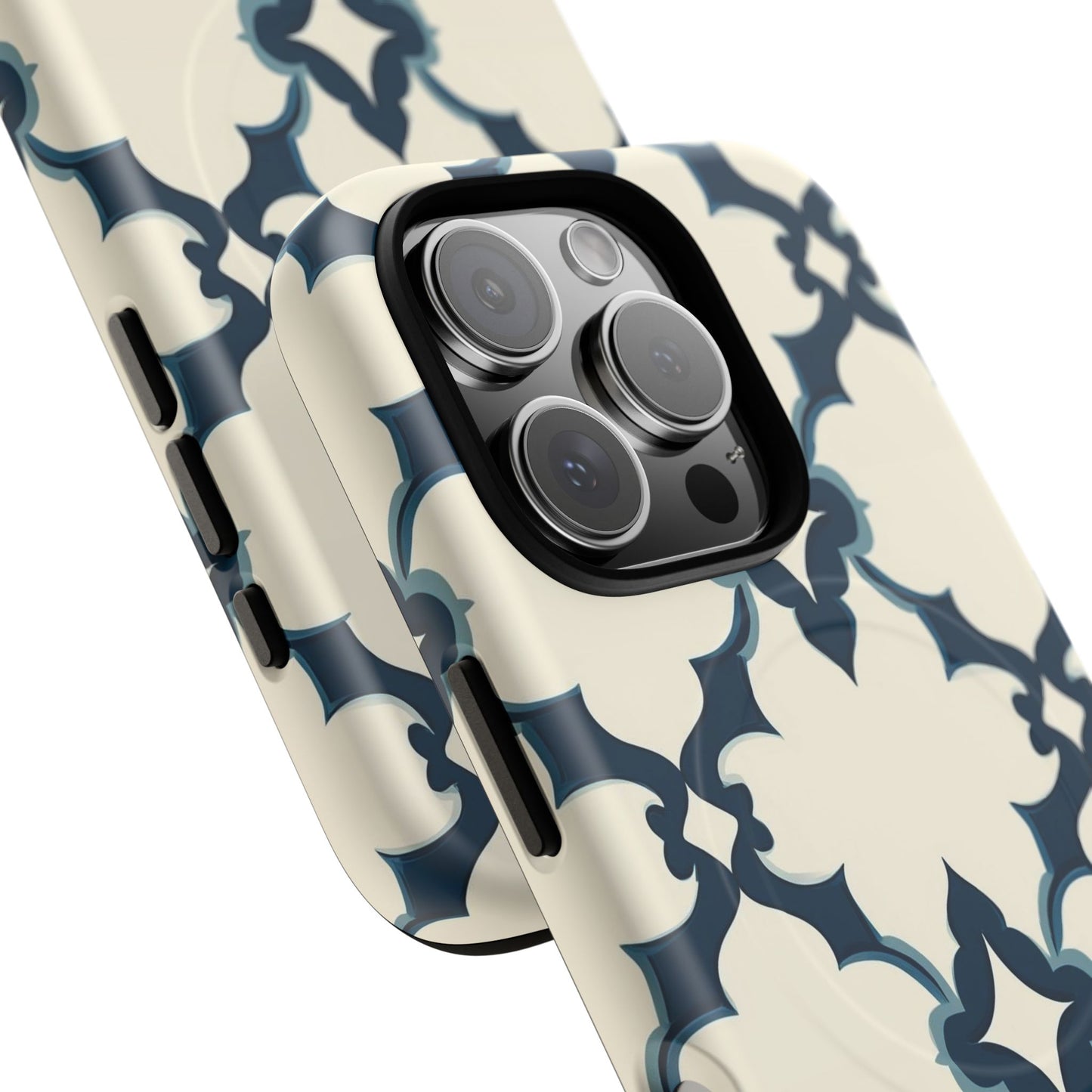 Midnight Quatrefoil Tough Magnetic Case