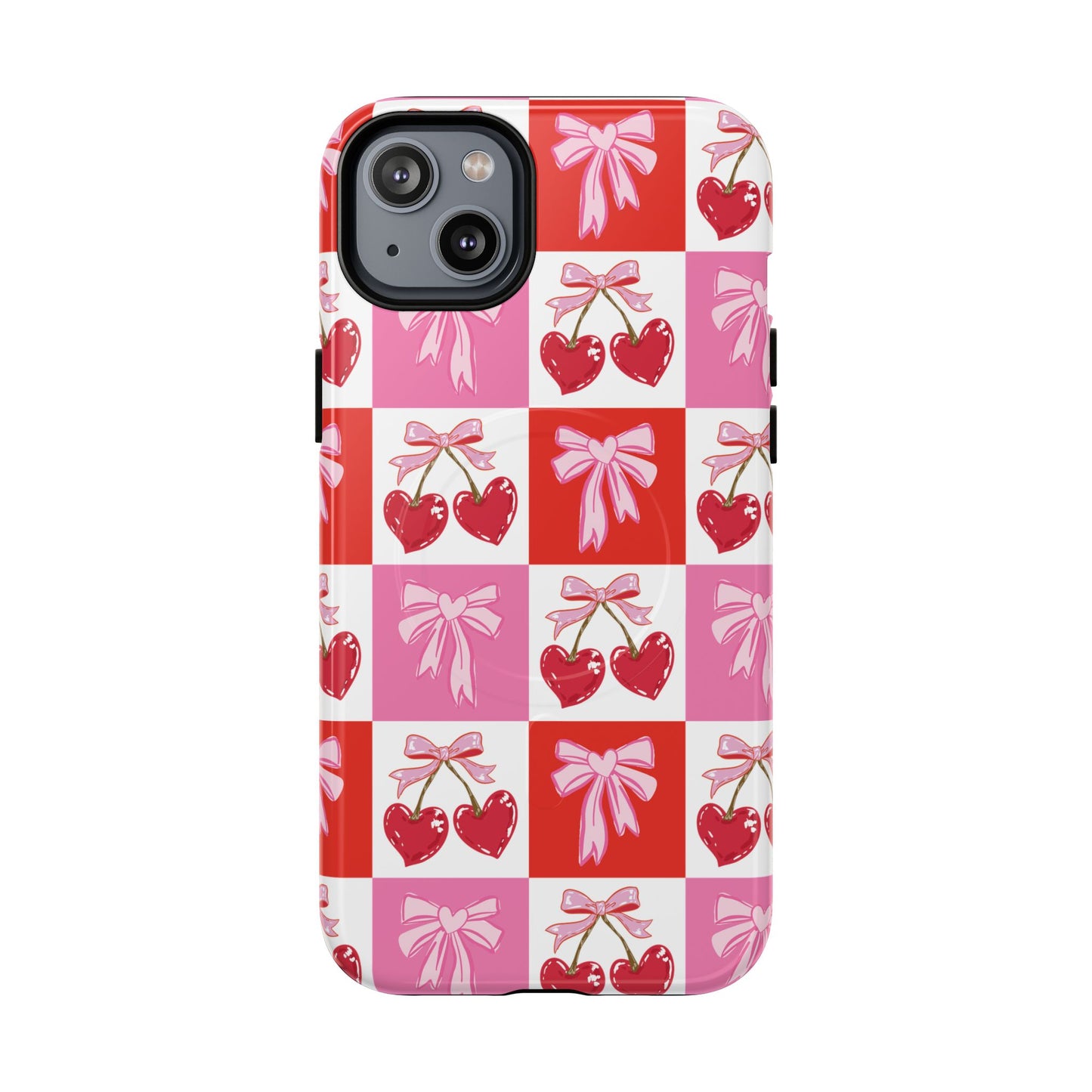 Sweet Pink Coquette Tough Magnetic Phone Case
