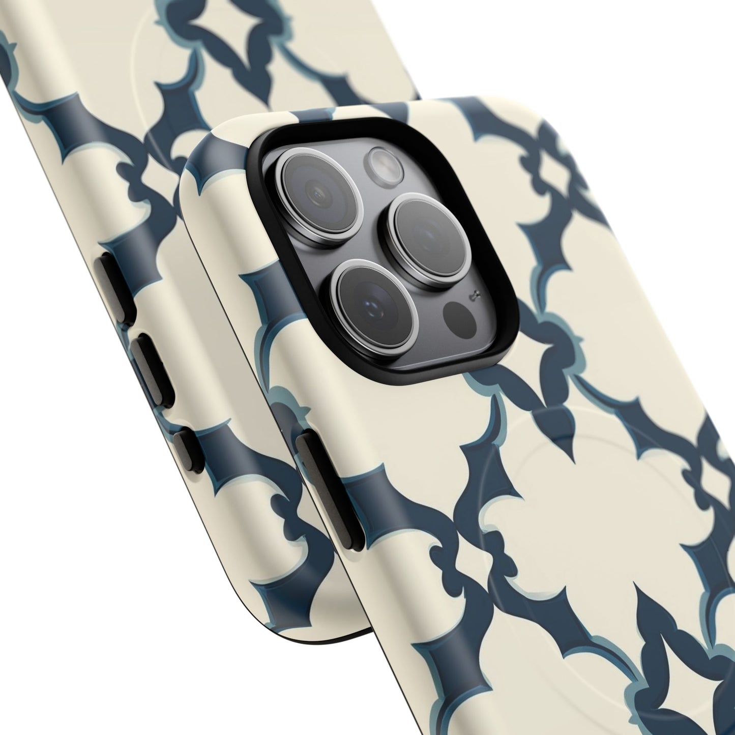 Midnight Quatrefoil Tough Magnetic Case