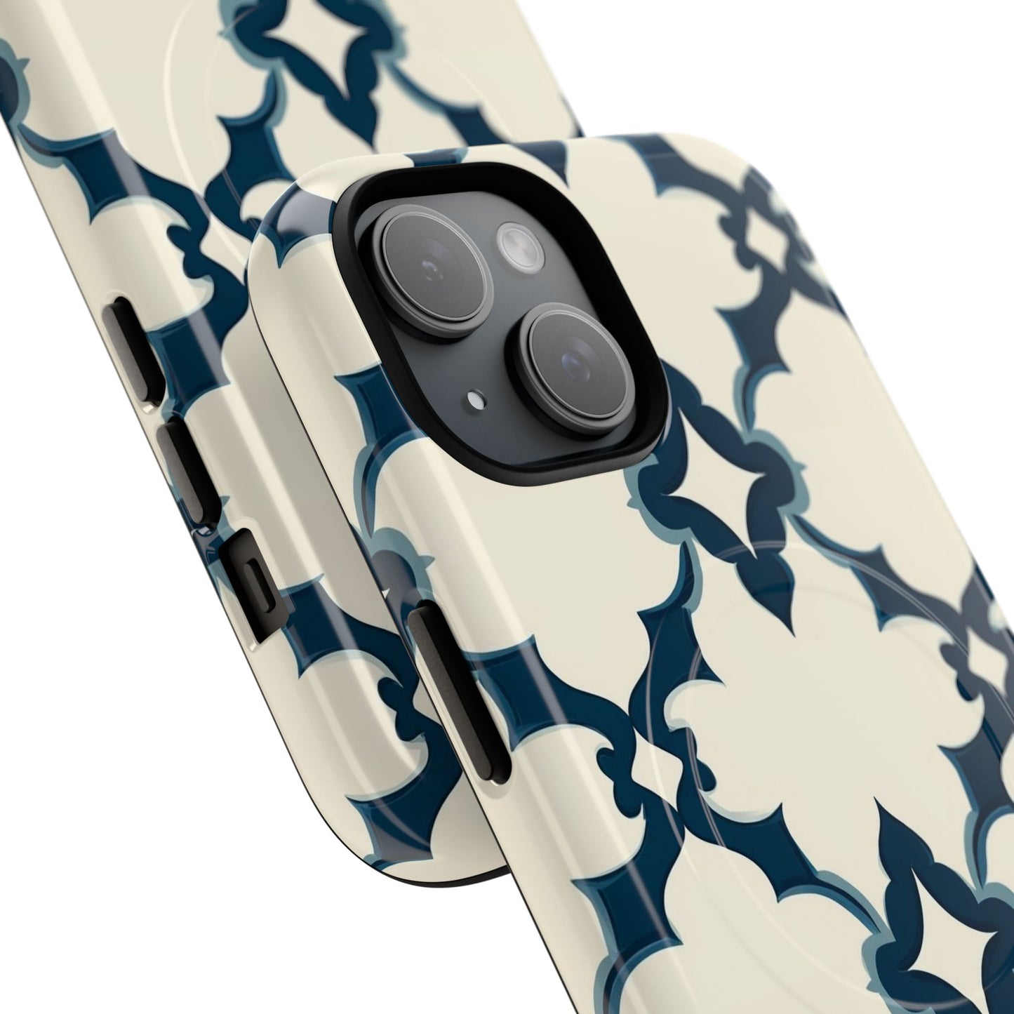 Midnight Quatrefoil Tough Magnetic Case