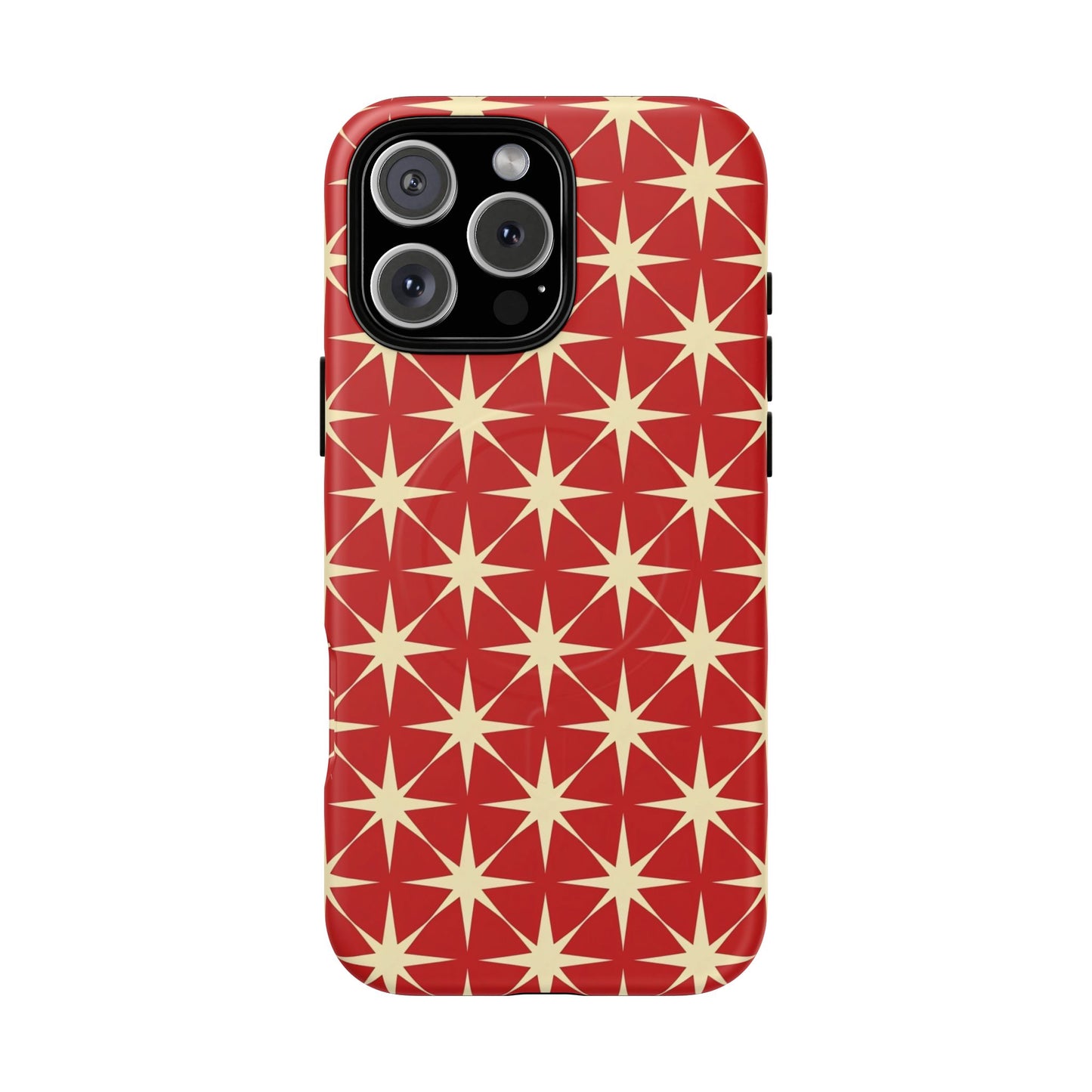 Crimson Star Tough Magnetic Phone Case
