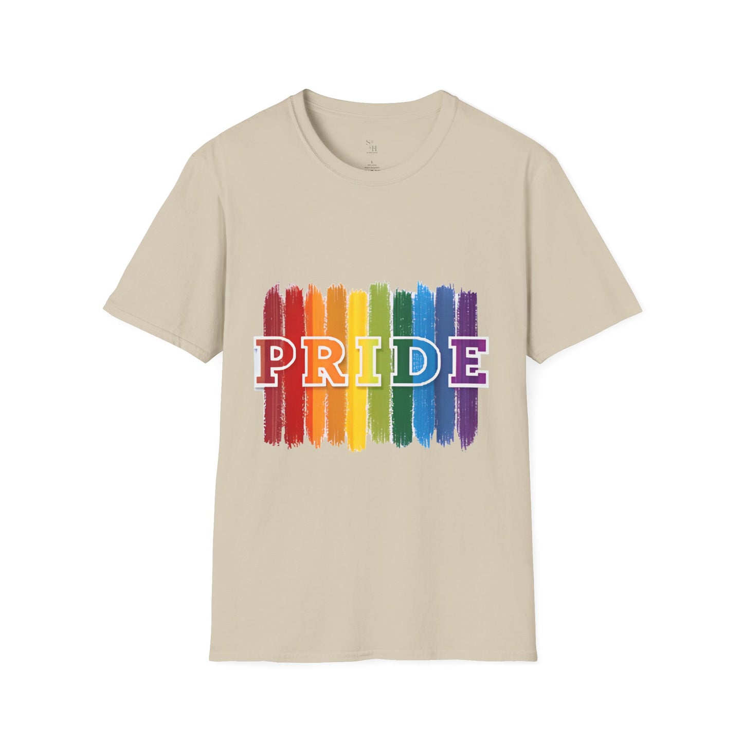 Pride Rainbow Stripes & Fingerprint T-Shirt
