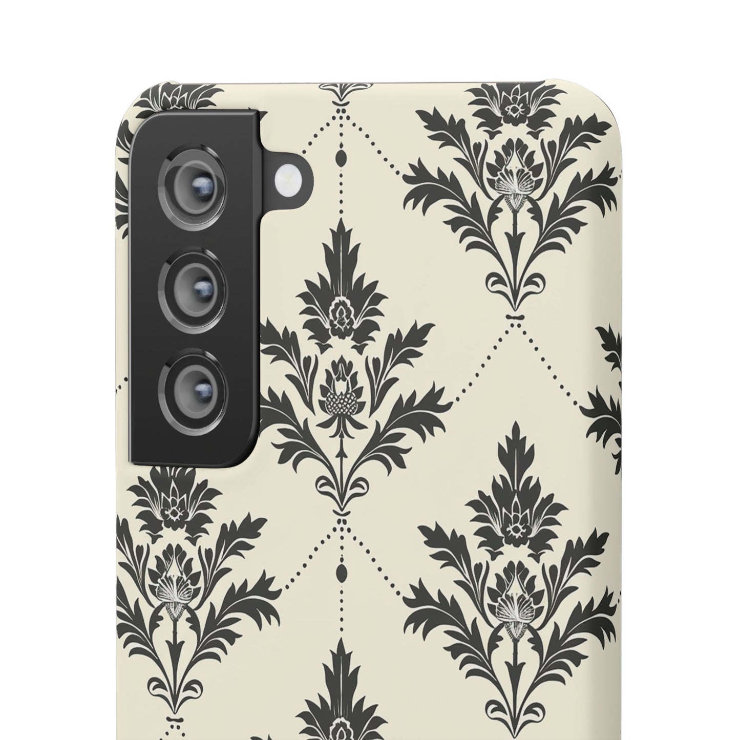 Midnight Damask Snap Case