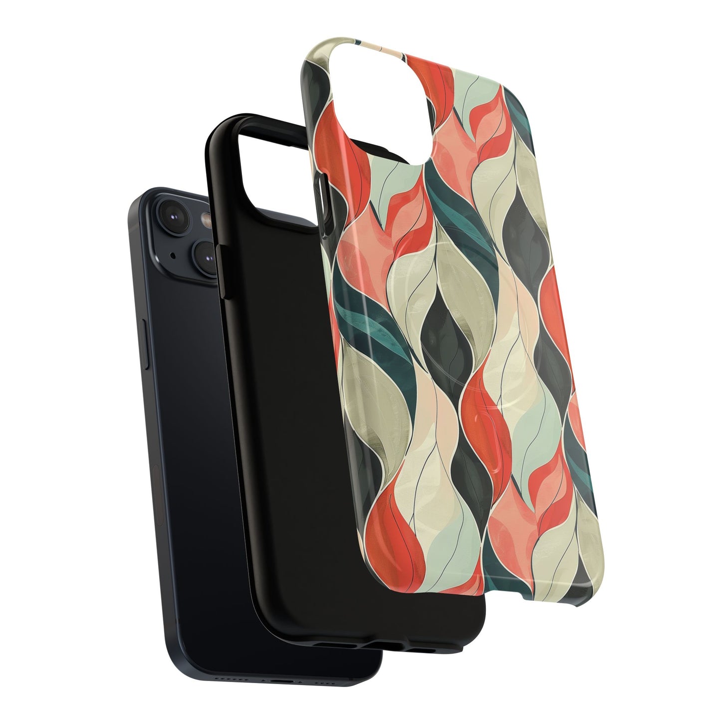 Soft Swirl Floral Tough Magnetic Case
