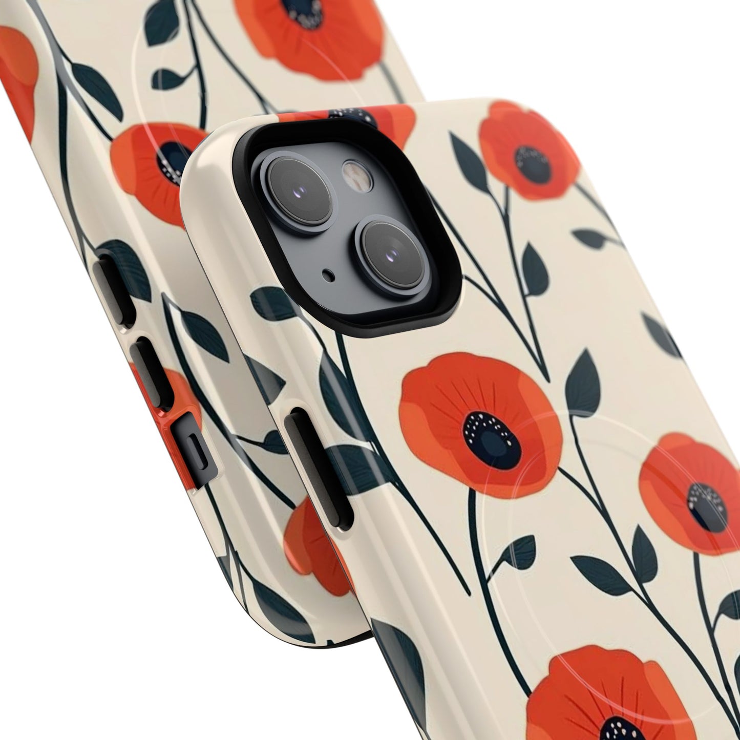 Poppy Fields Tough Magnetic Phone Case