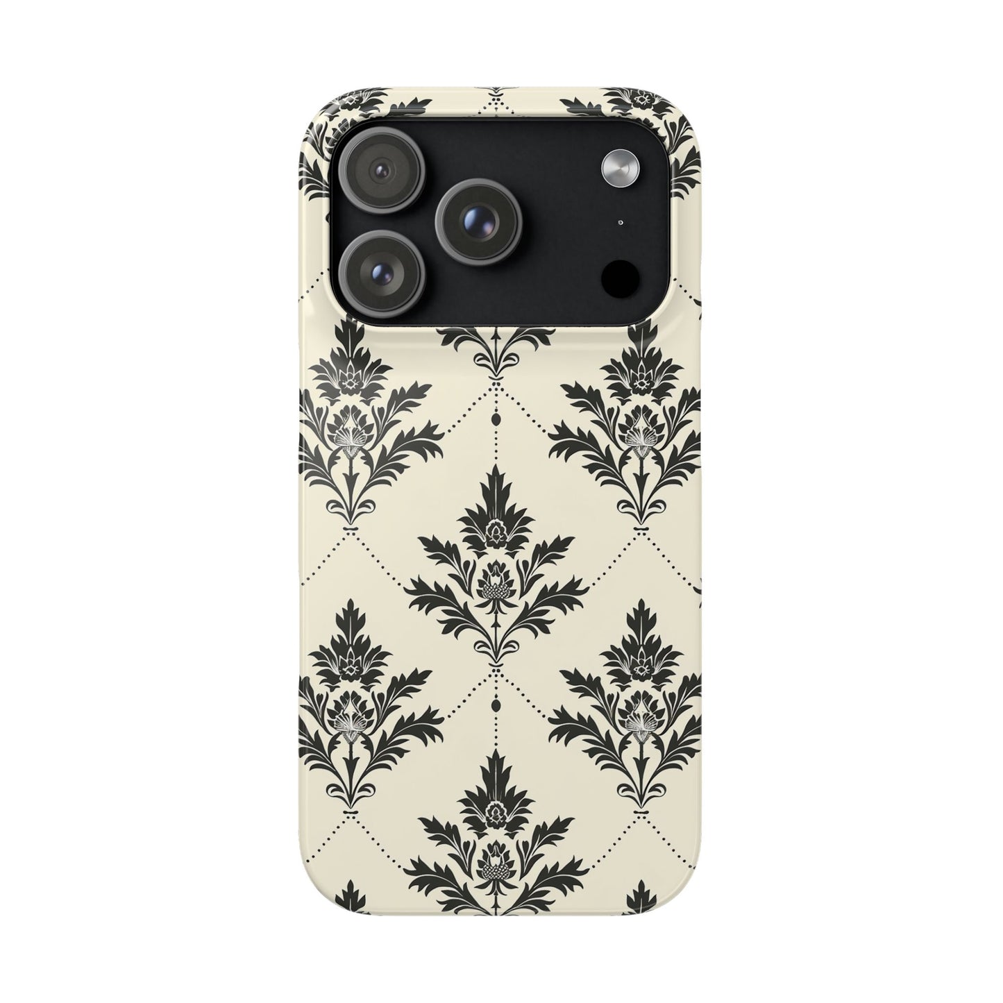 Midnight Damask Snap Case