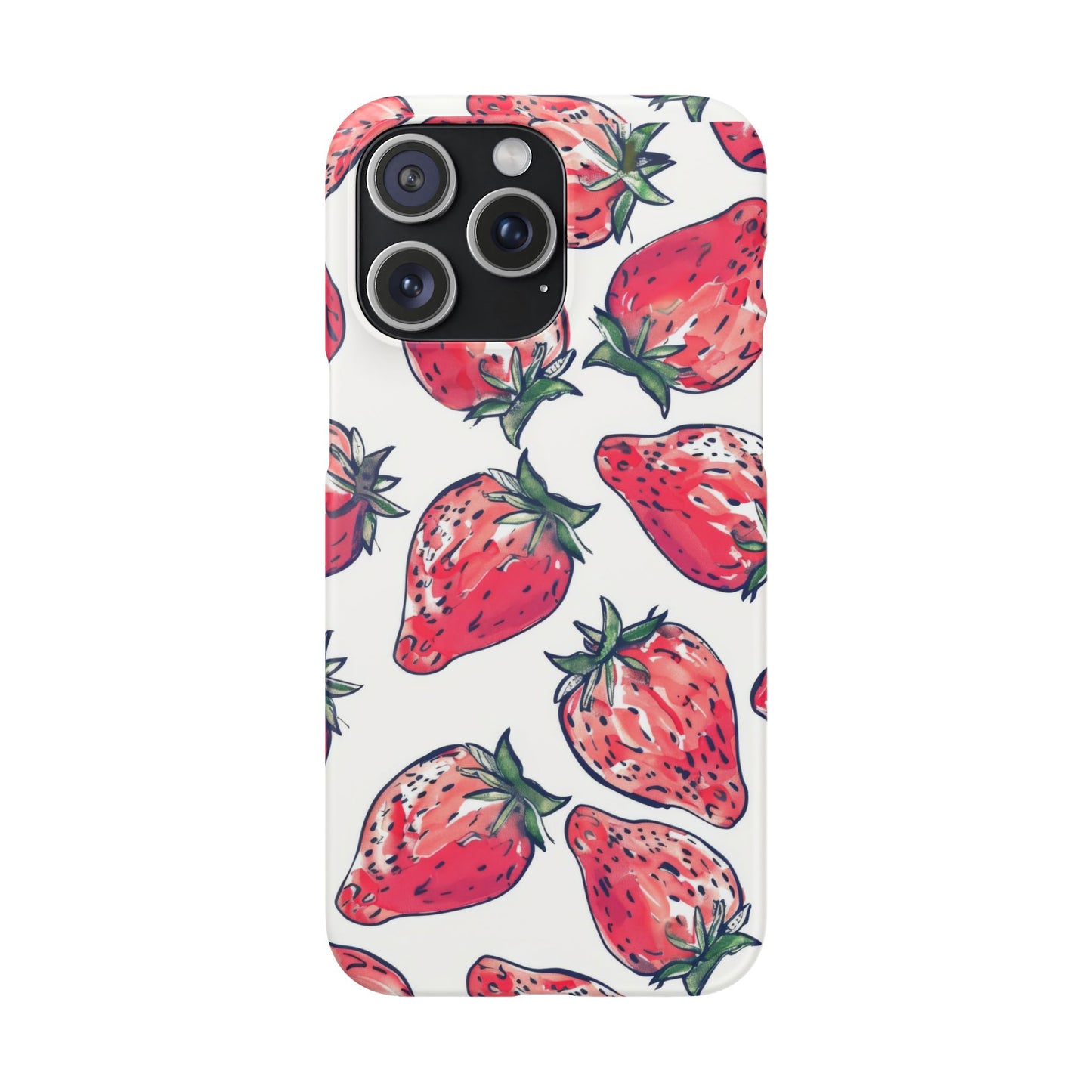 Creamy Berry Phone Snap Case