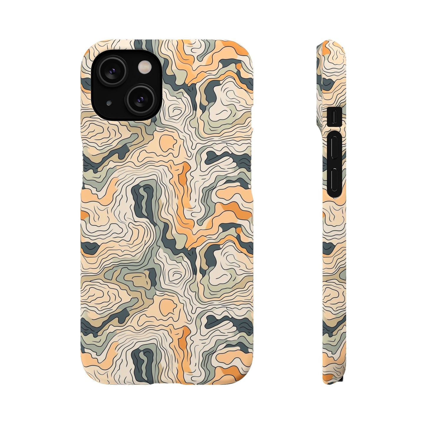 Earthy Abstract Snap Case