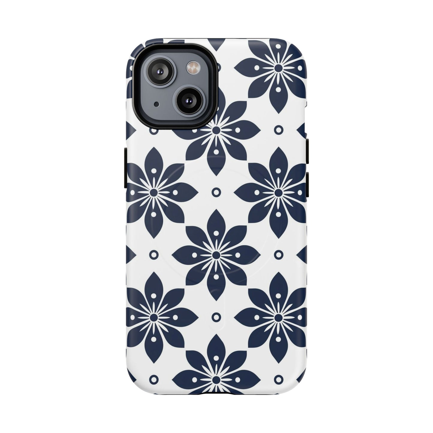 Azure Lattice Tough Magnetic Case