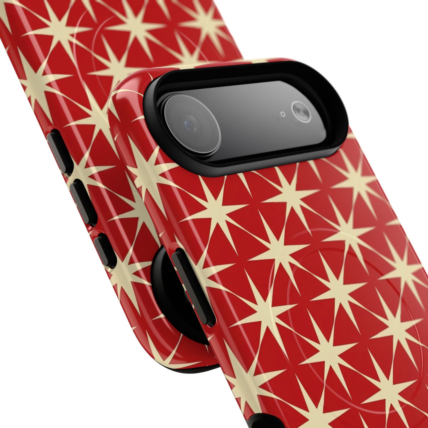 Crimson Star Tough Magnetic Phone Case