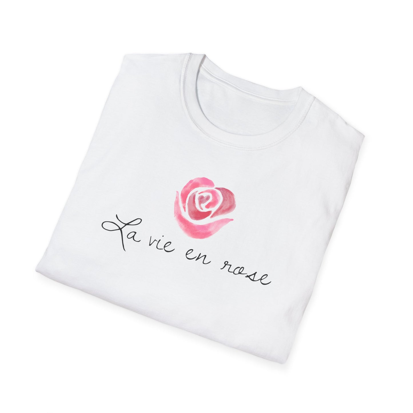 La vie en Rose Unisex Softstyle T-Shirt