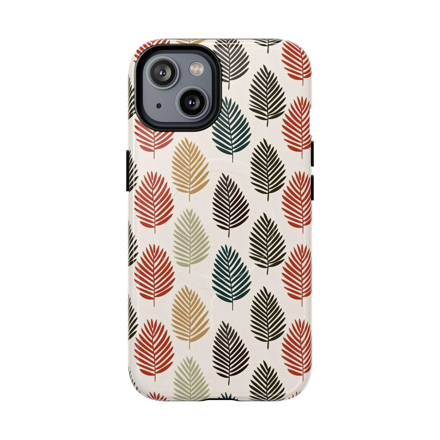 Robuste magnetische Handyhülle mit Herbstlaub-Motiv