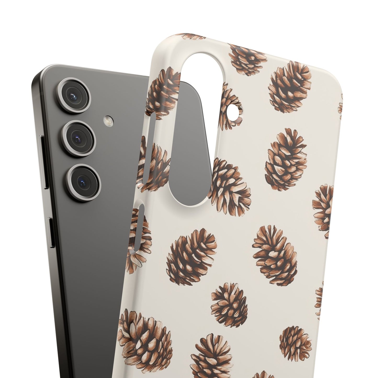 Woodland- Pine Cone Snap Phone Case