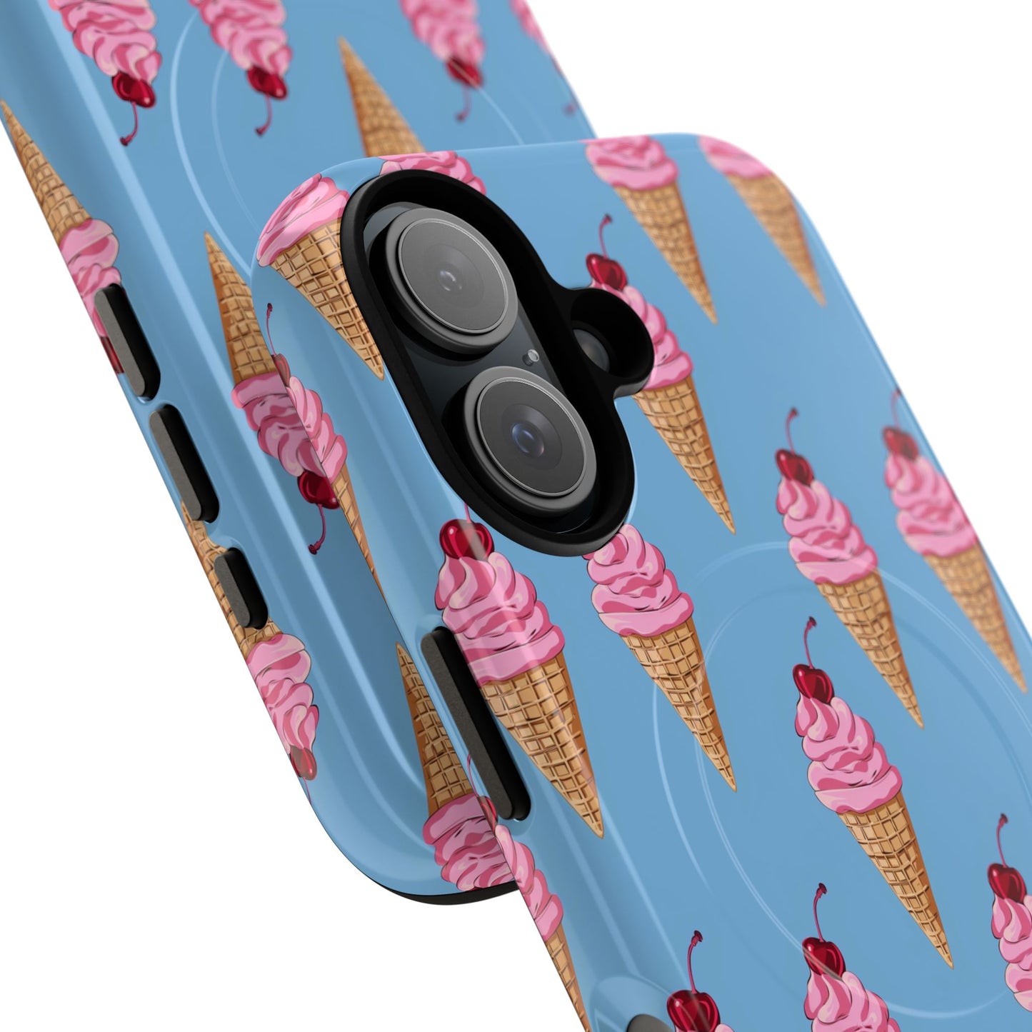 Cherry Swirl Tough Magnetic Phone Case