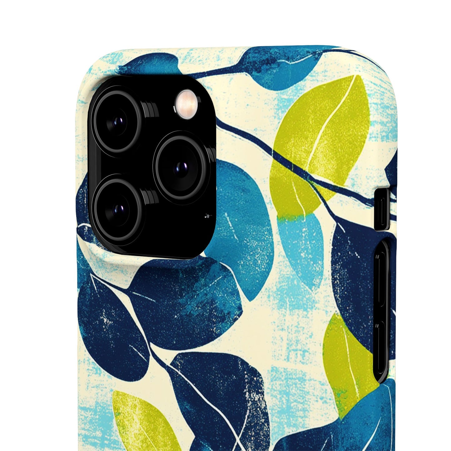 Retro Leaves Snap Phone Case