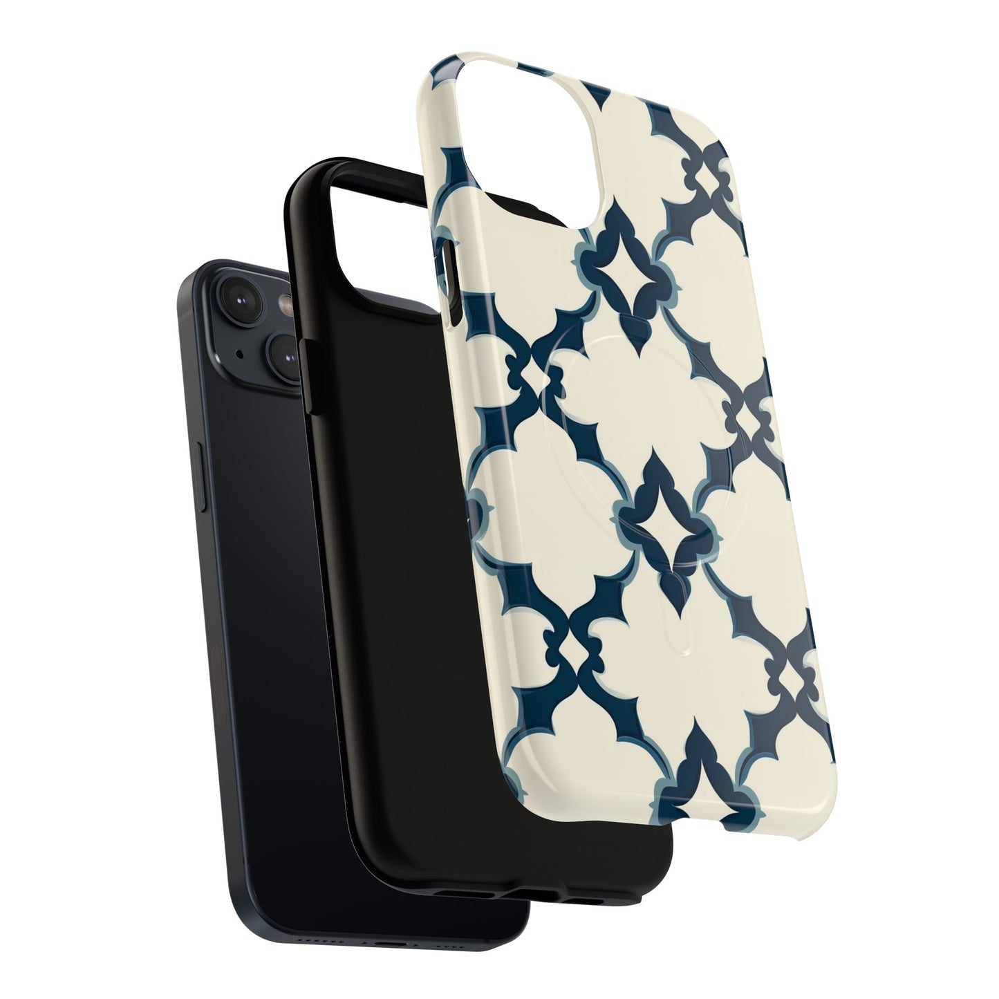 Midnight Quatrefoil Tough Magnetic Case