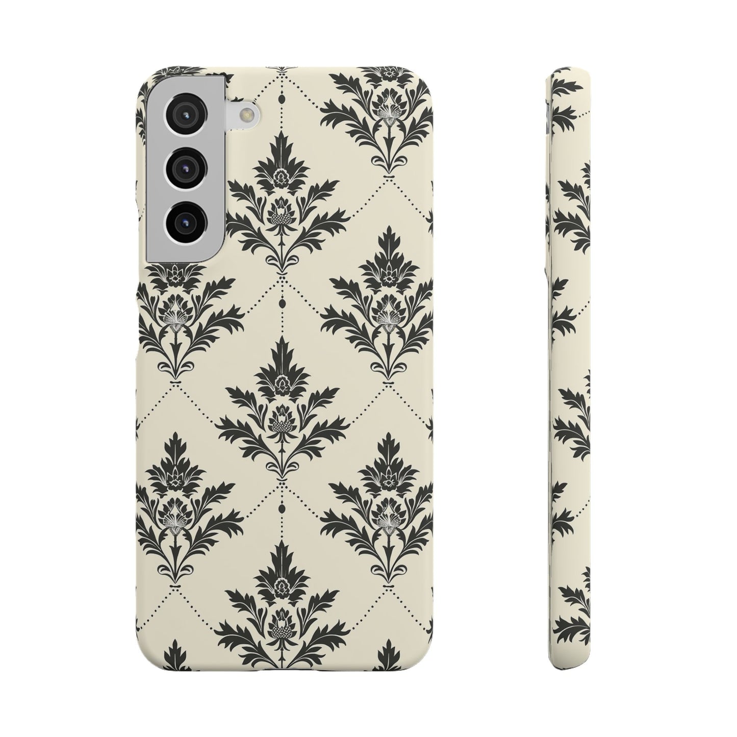 Midnight Damask Snap Case