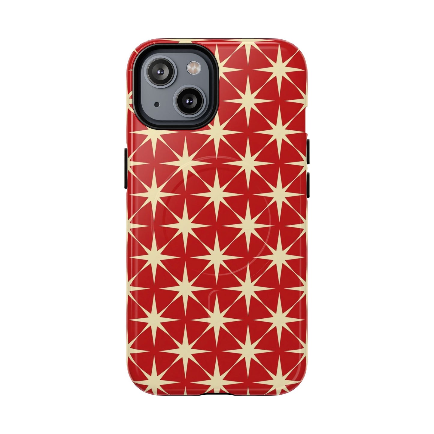 Crimson Star Tough Magnetic Phone Case