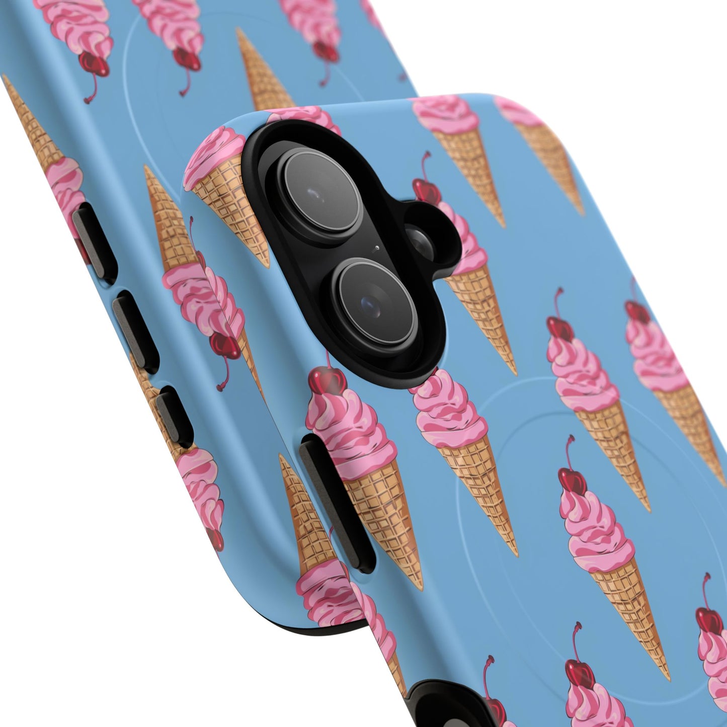 Cherry Swirl Tough Magnetic Phone Case