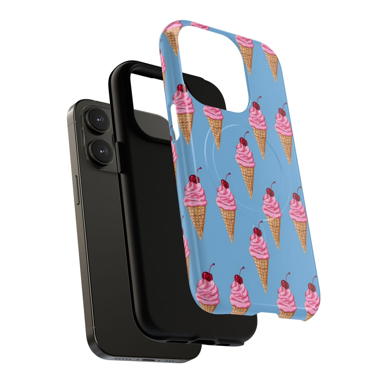 Cherry Swirl Tough Magnetic Phone Case