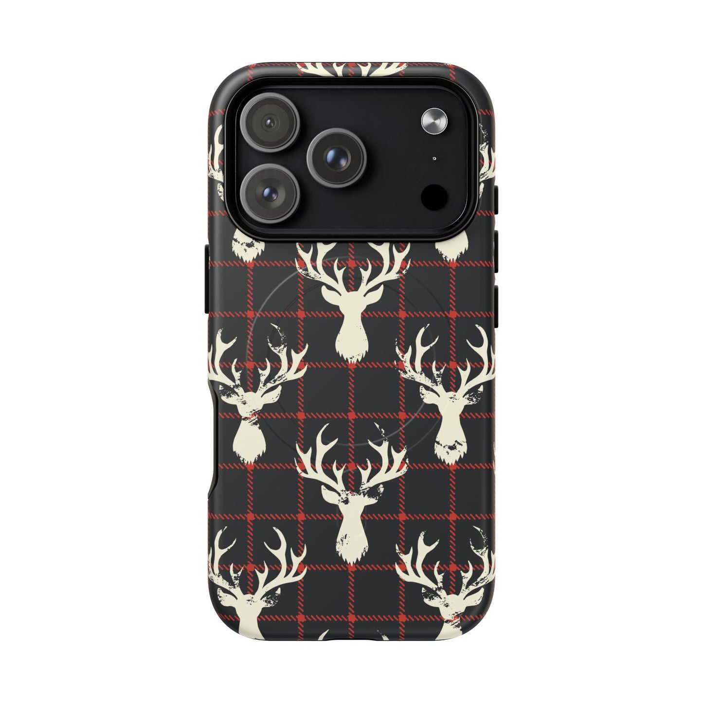 Stag Plaid Tough Magnetic Case