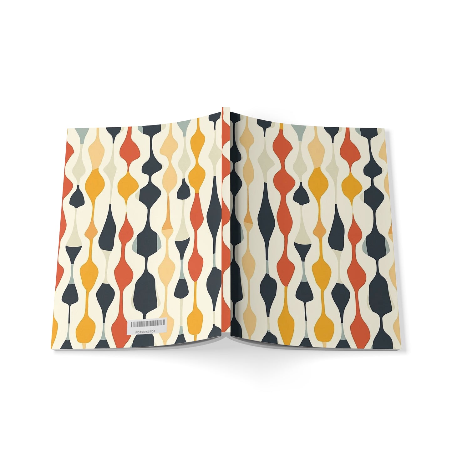 Orbiting Florals Bohemian A5 Softcover Notebook