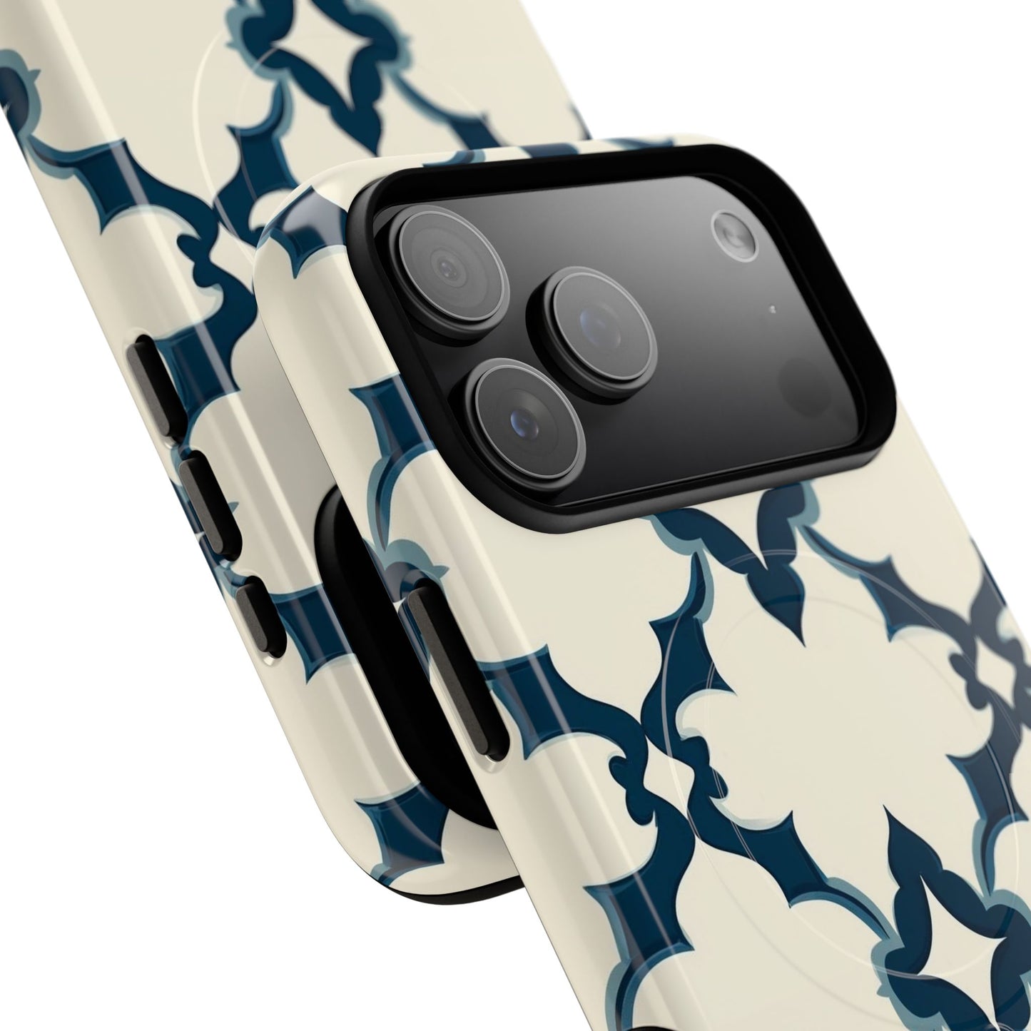 Midnight Quatrefoil Tough Magnetic Case