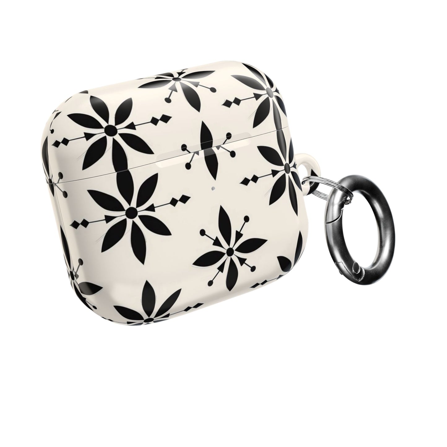 Cream & Black Design AirPod Cases