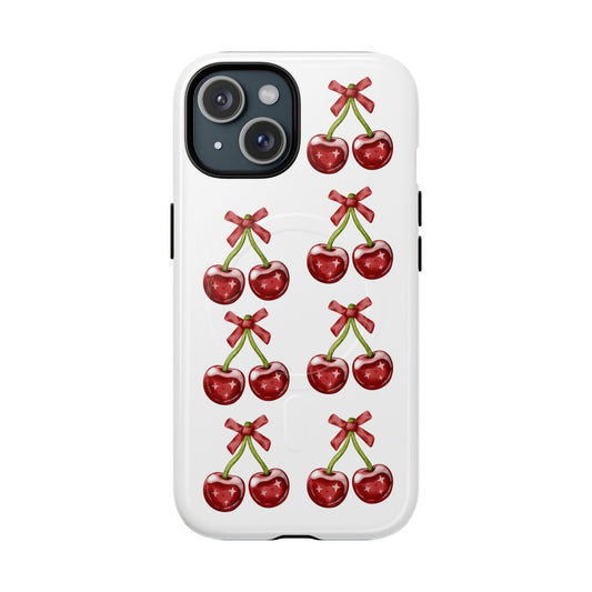 Sweet Cherries Tough Magnetic Phone Case