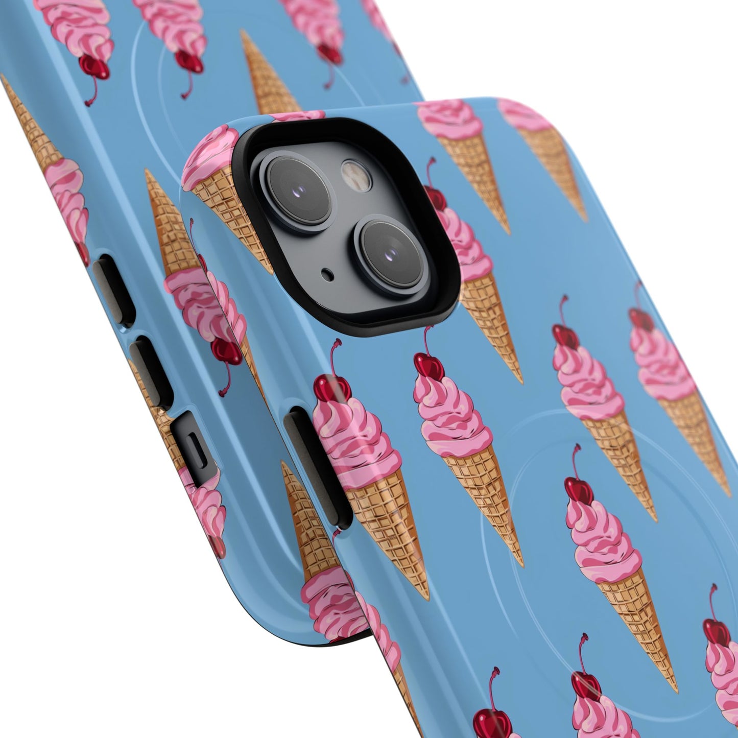 Cherry Swirl Tough Magnetic Phone Case