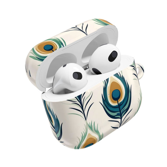 Strutting Peacock Feather AirPod Cases