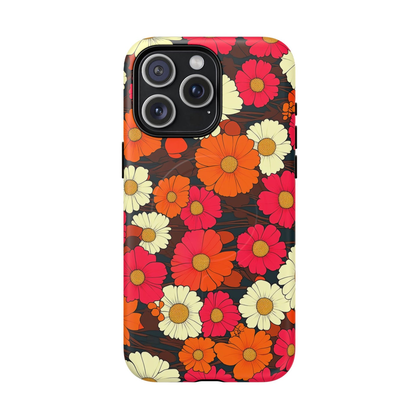 Flower Power Vintage Phone Tough Magnetic Case