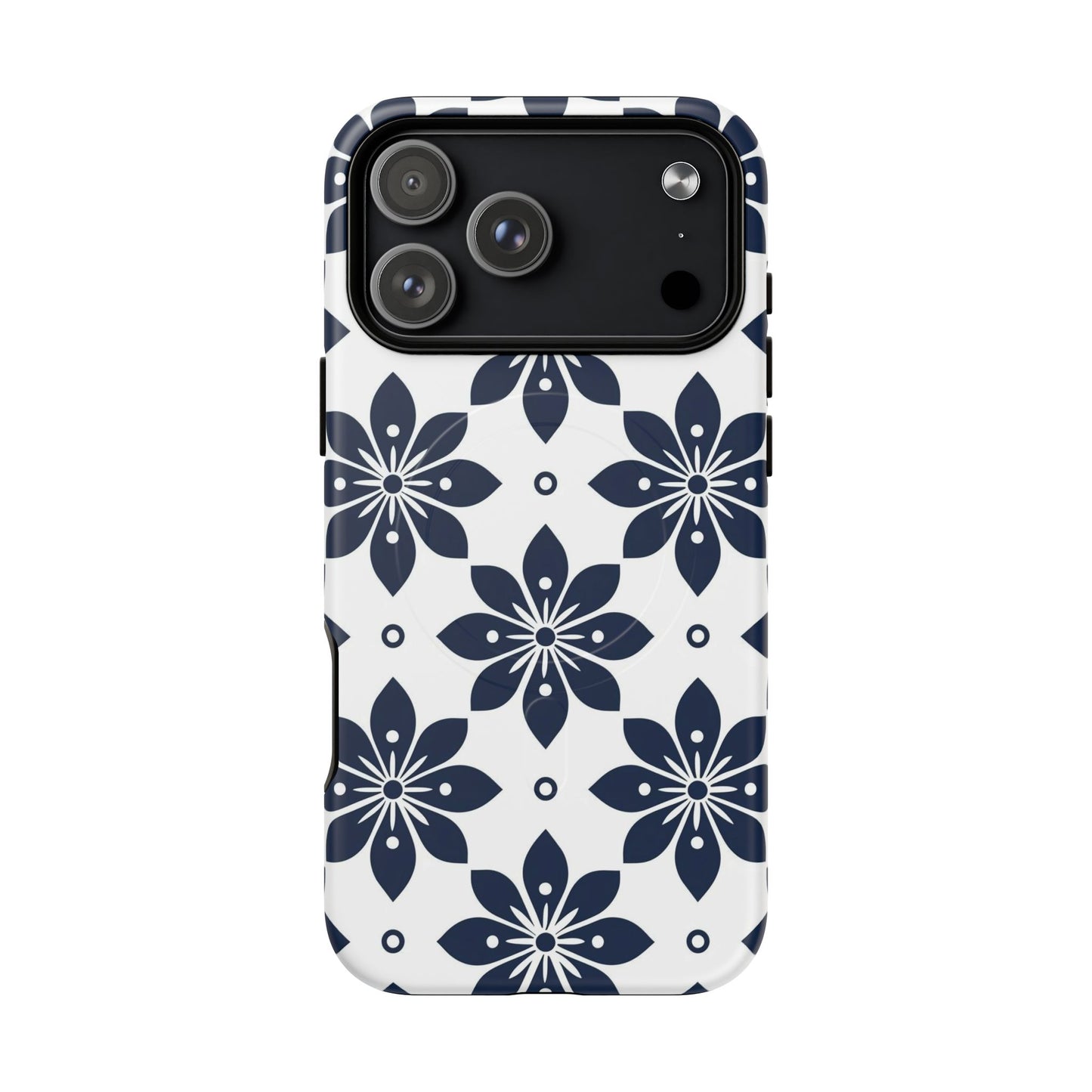 Azure Lattice Tough Magnetic Case