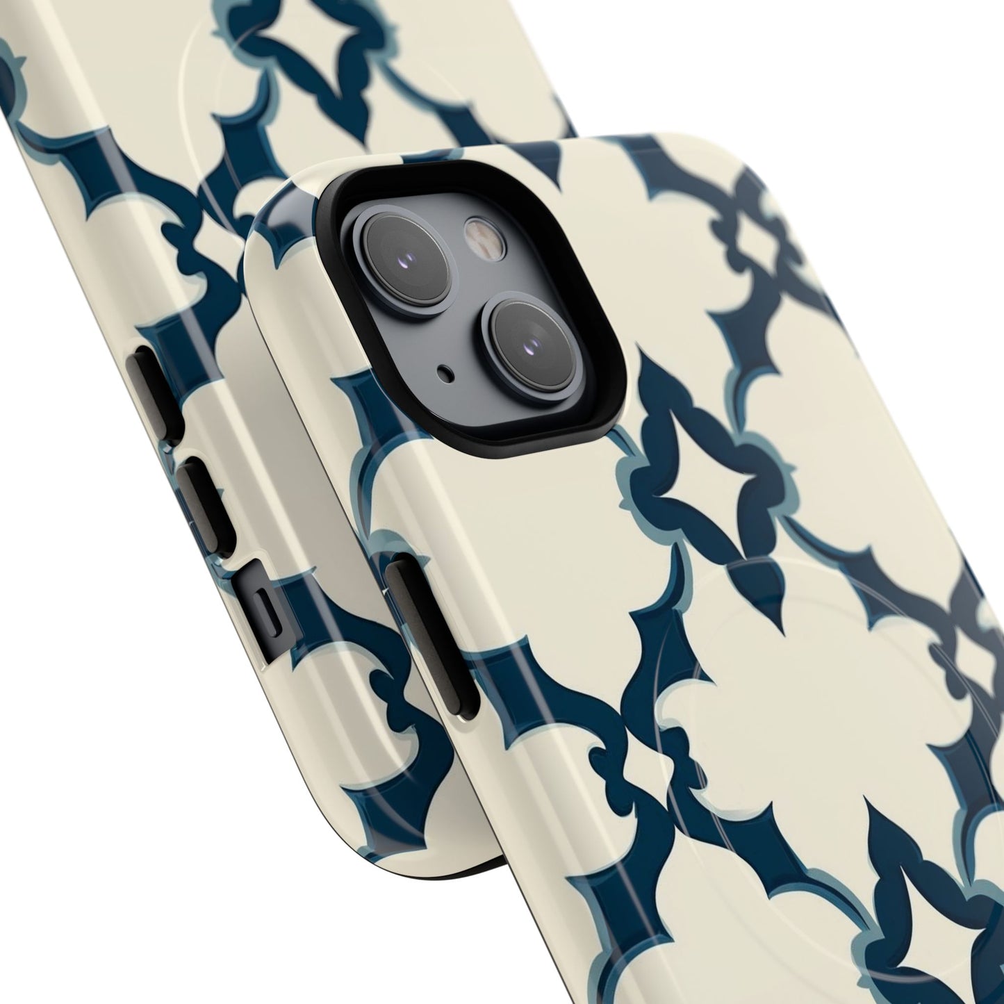 Midnight Quatrefoil Tough Magnetic Case