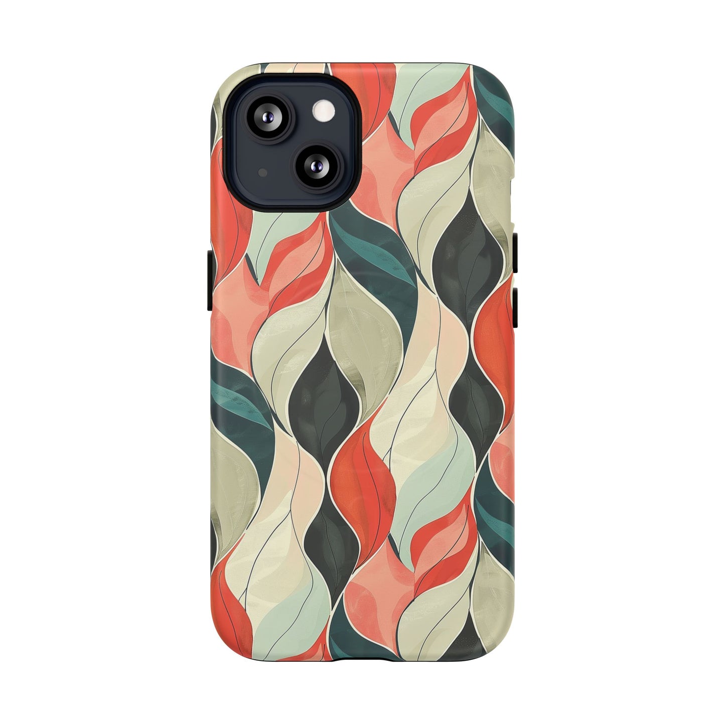 Soft Swirl Floral Tough Magnetic Case