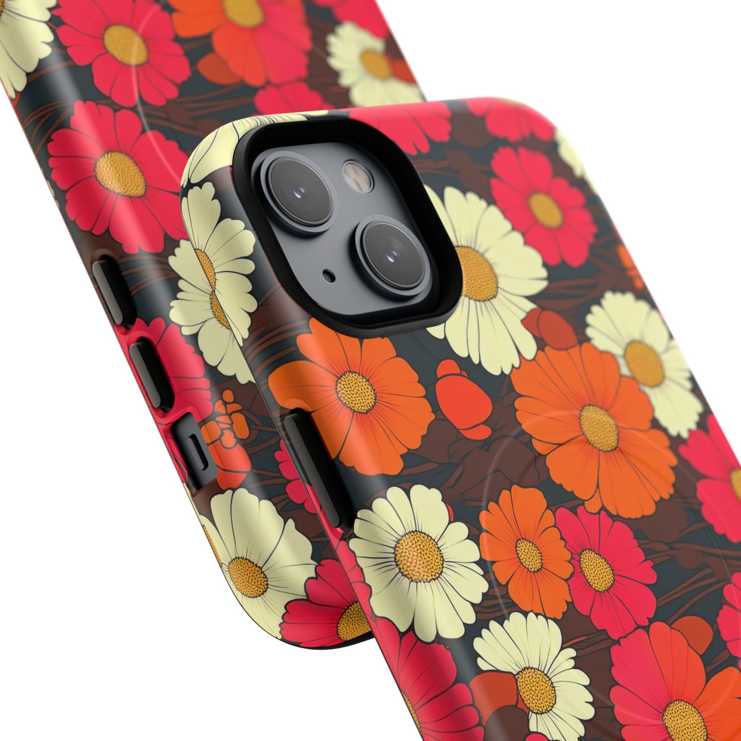 Flower Power Vintage Phone Tough Magnetic Case