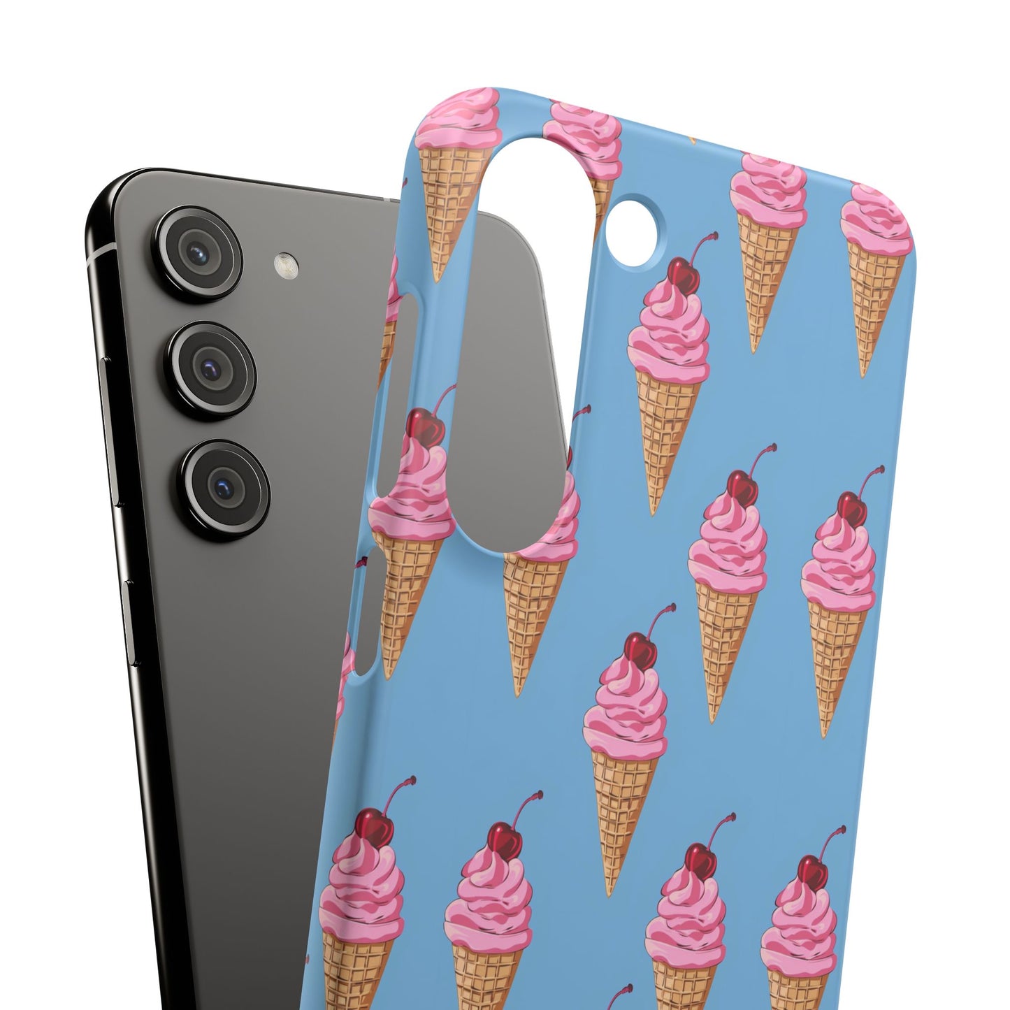 Cherry Swirl Phone Snap Case