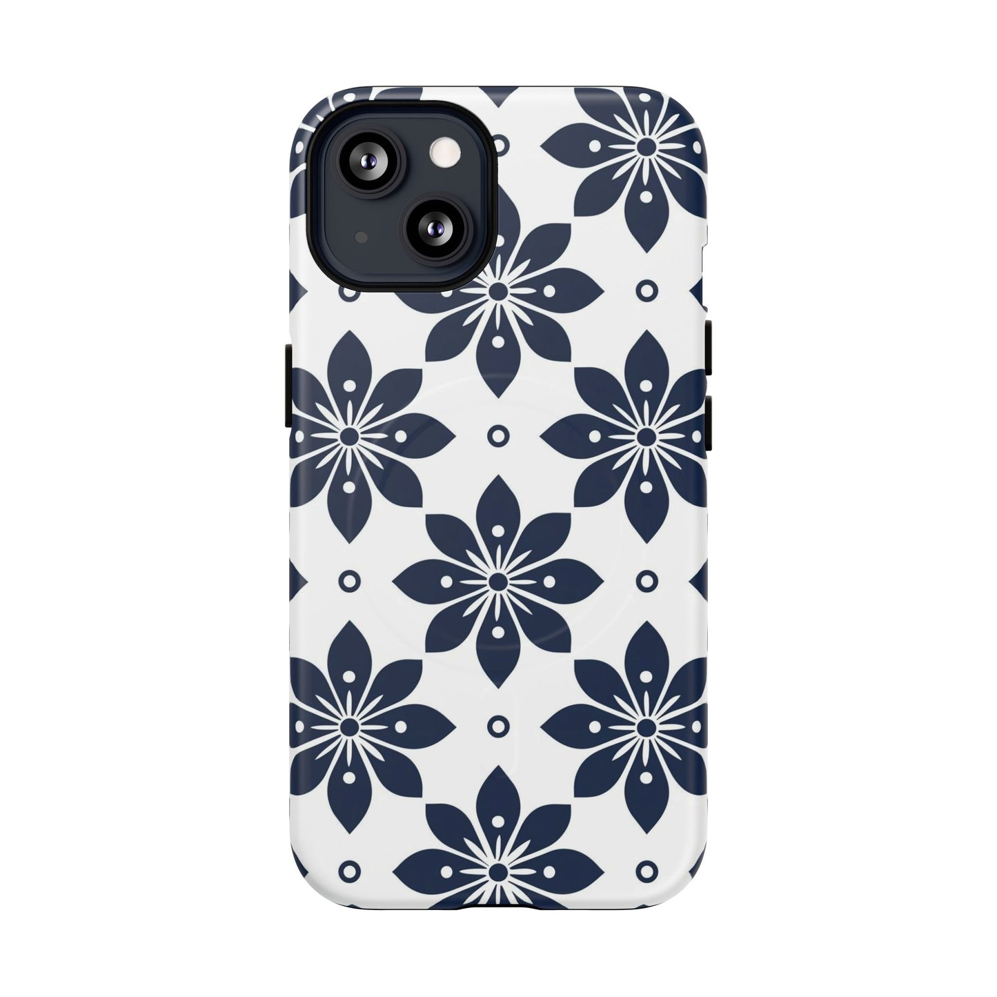 Azure Lattice Tough Magnetic Case
