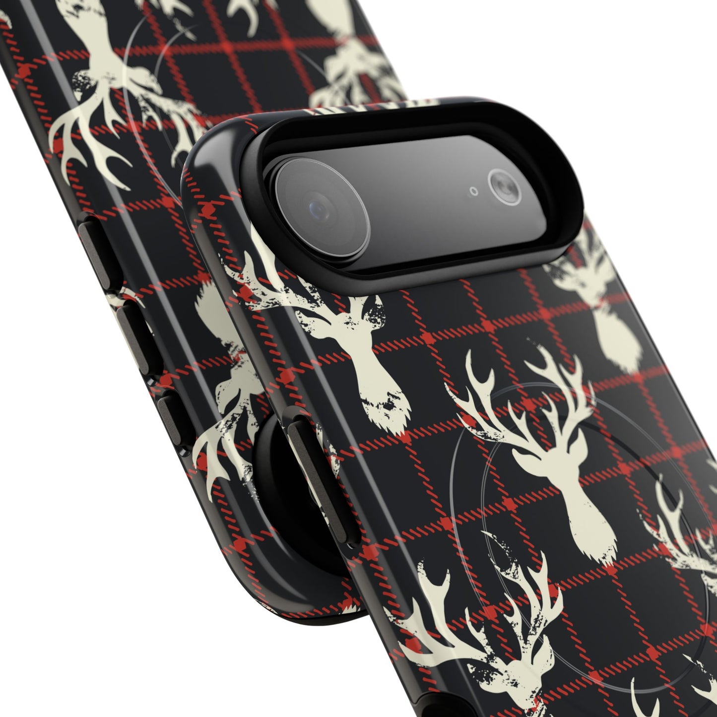 Stag Plaid Tough Magnetic Case