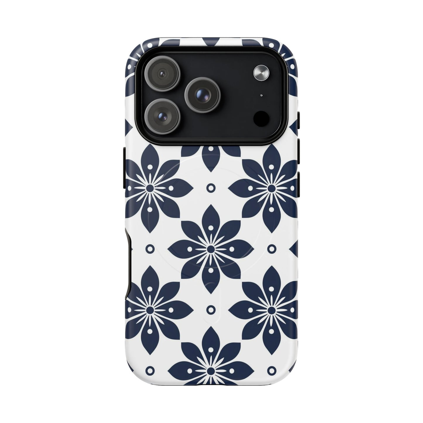 Azure Lattice Tough Magnetic Case