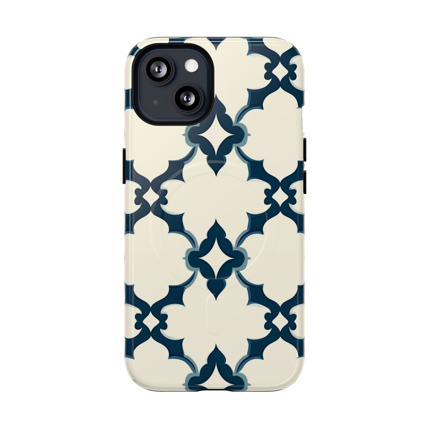 Midnight Quatrefoil Tough Magnetic Case